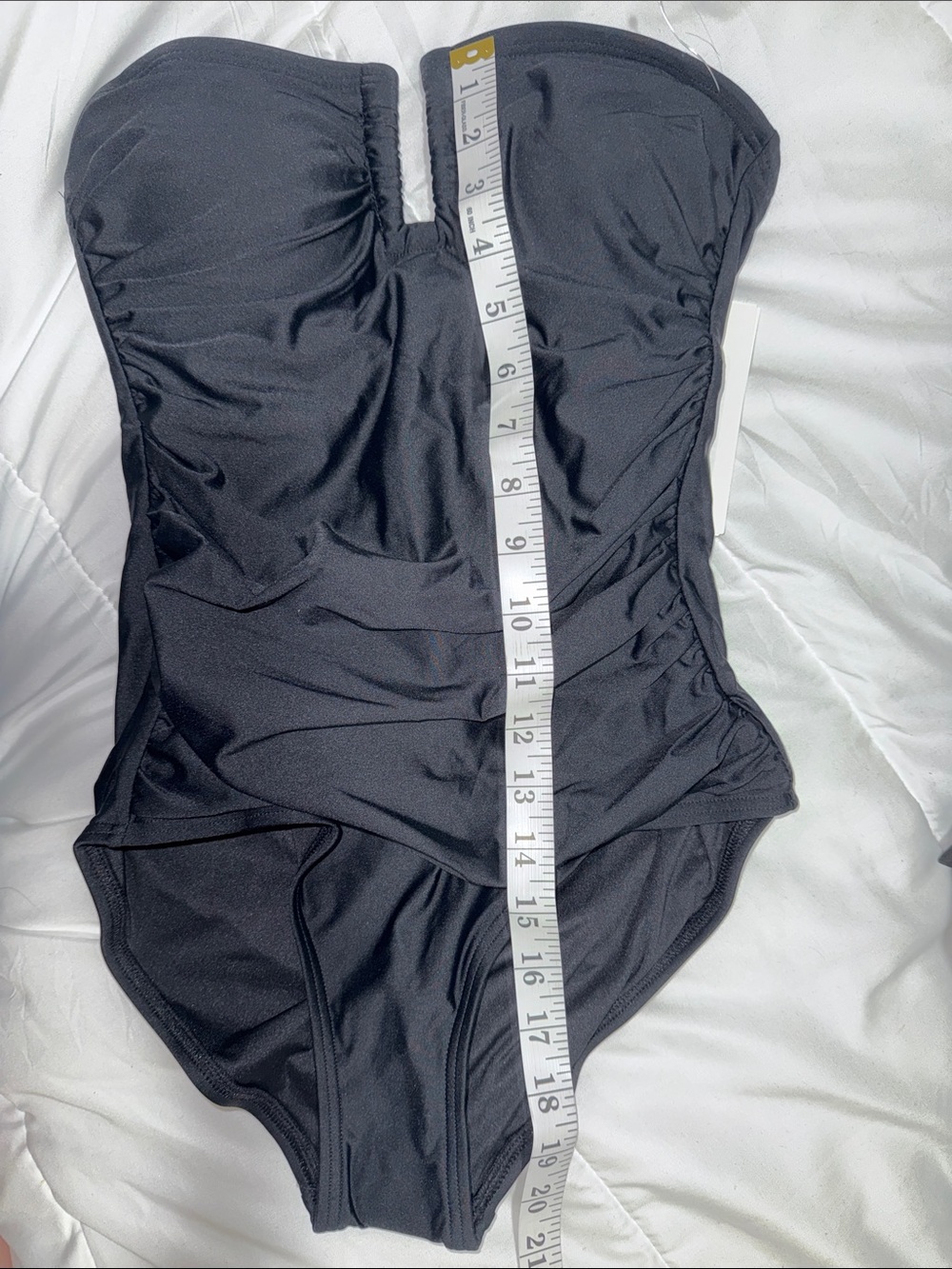 Dkny Black Strapless One-Piece Swimsuit - Picture 10 of 10